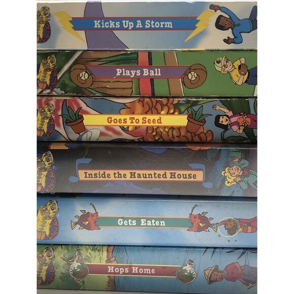 Scholastic's The Magic School Bus VHS Lot of 6 Goes To Seed Ball Storm Home - Picture 2 of 5